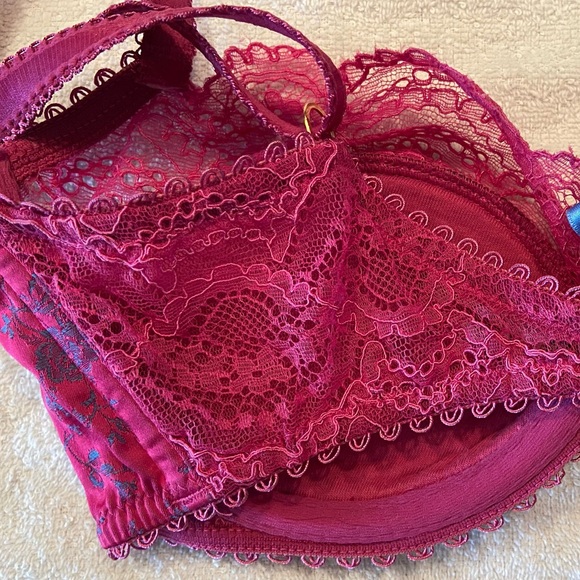 Agent Provocateur Knickers Forever Luxury padded with lace bra Sz 32DD - Picture 8 of 9